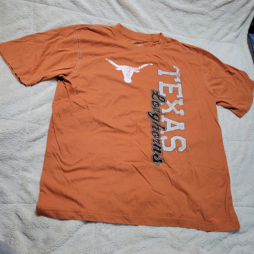 University of Texas UT TEXAS LONGHORNS football tShirt with Bevo logo, 2X